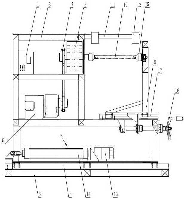 A rectifying device for rewinding and unwinding