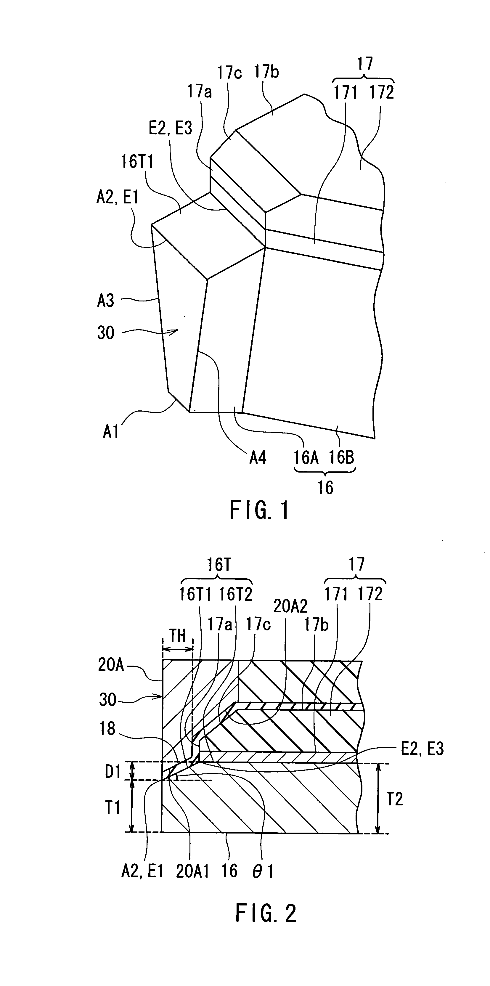 Magnetic head for perpendicular magnetic recording and method of manufacturing same