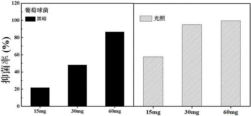 Yttrium oxide-ferric oxide composite nano antibacterial material