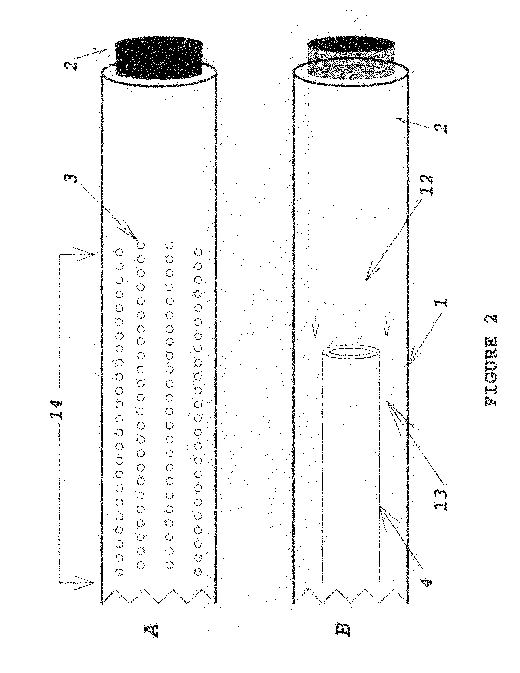 Laser-perforated intra-parenchymal micro-probe