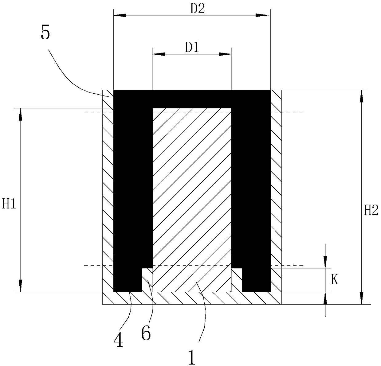 Method for testing rock expansion force