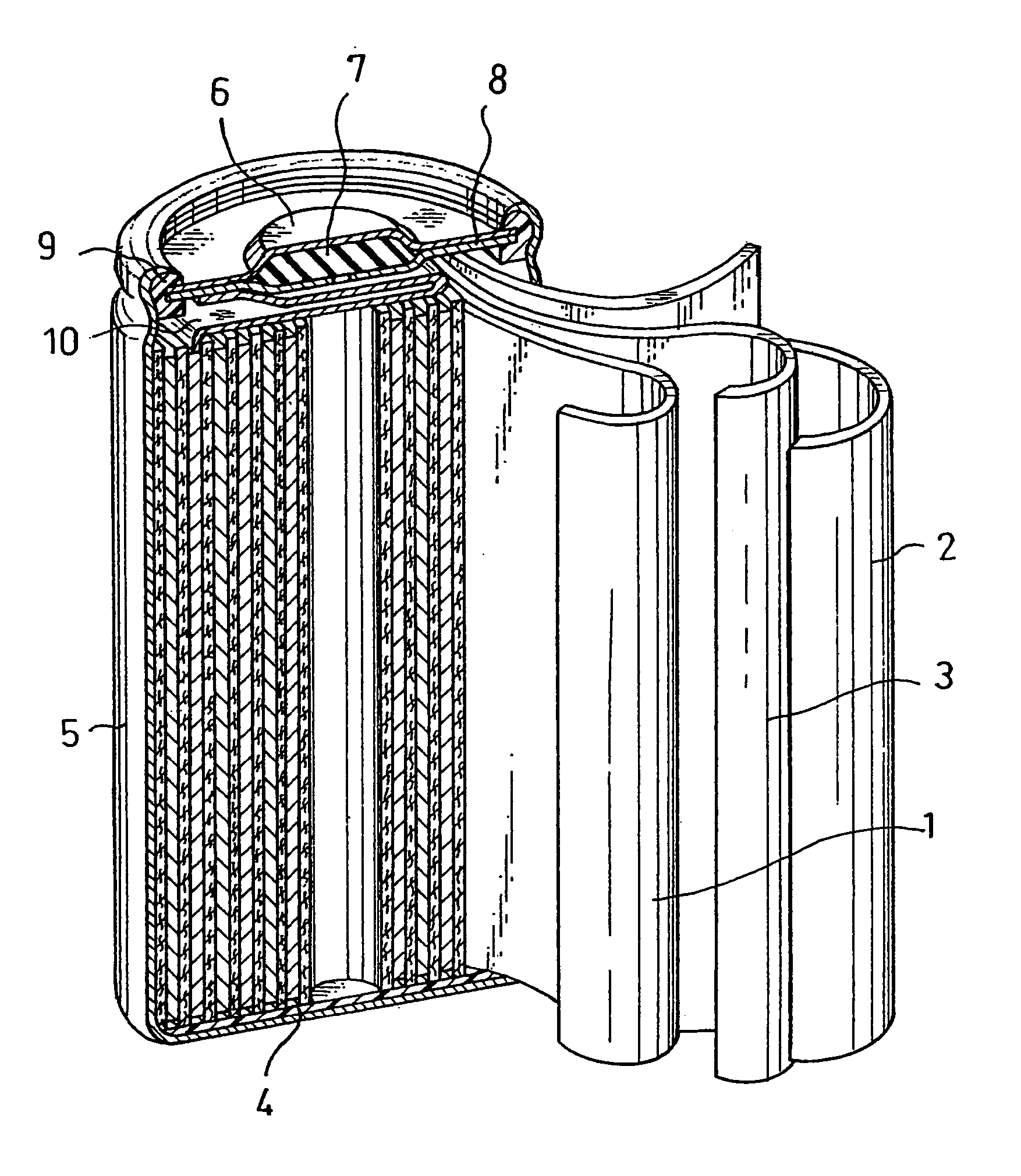 Alkaline storage battery and method for producing the same