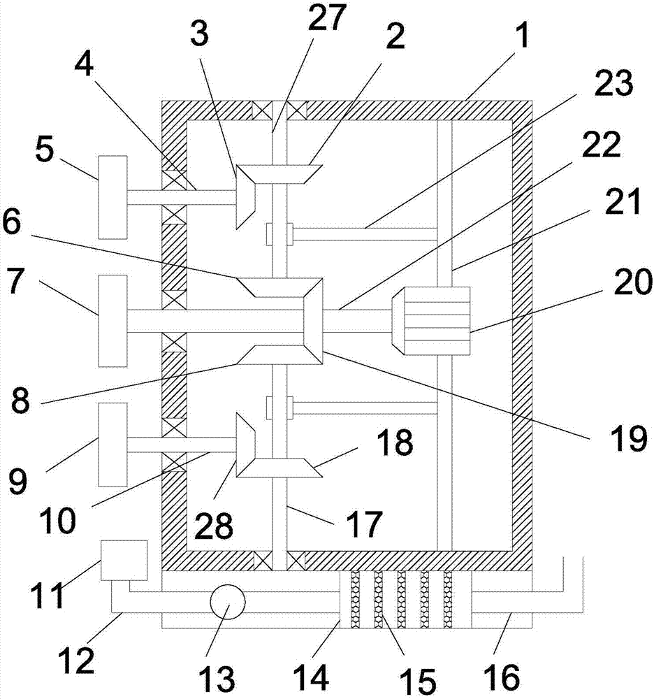 Building wall polishing device with dust collection function