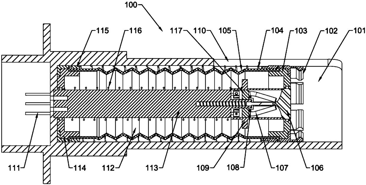 An open-close deep-sea plug-and-pull photoelectric composite connector