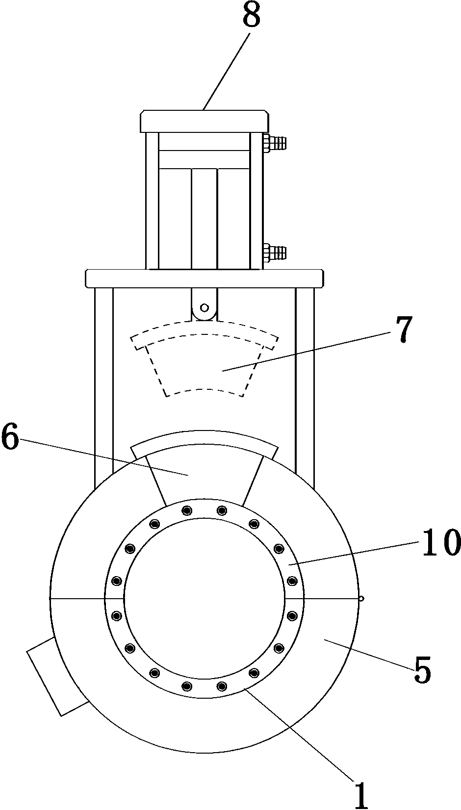 Extrusion mechanism of plastic injection molding machine