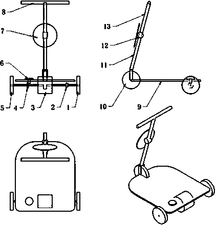 Novel portable scooter