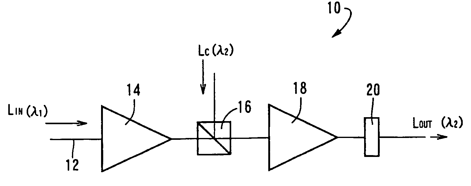 Three-terminal optical signal amplifying device