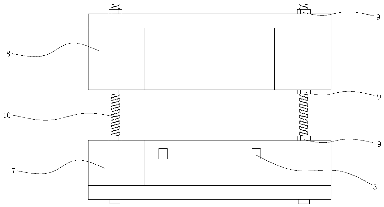 A spring bar fatigue test device and monitoring system