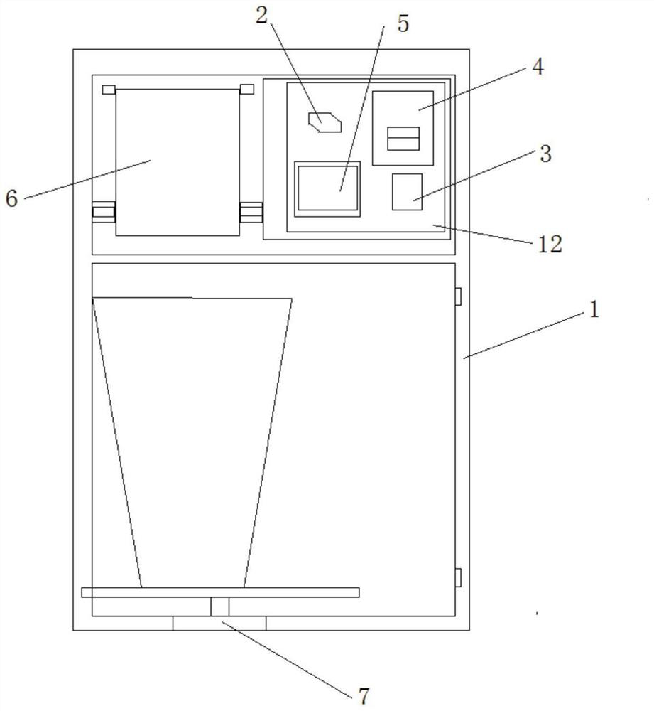 Mobile intelligent garbage classification and recovery device and system