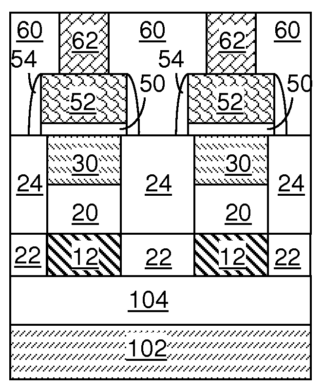 Dual-depth self-aligned isolation structure for a back gate electrode