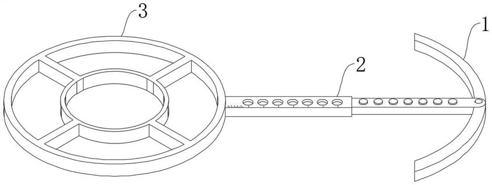 Positioning and measuring tool for mammaplasty