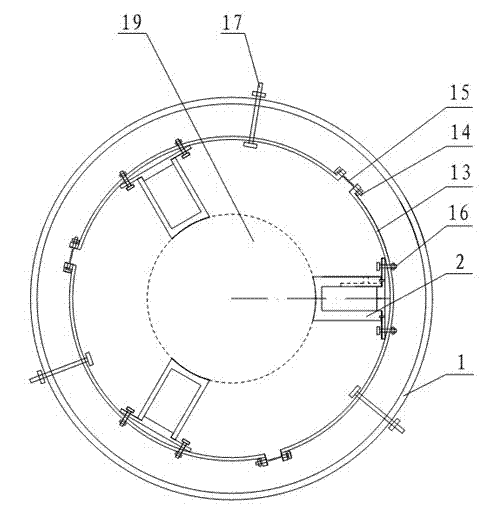 Fixing device for acoustic emission sensor used in rock triaxial test under confining pressure condition