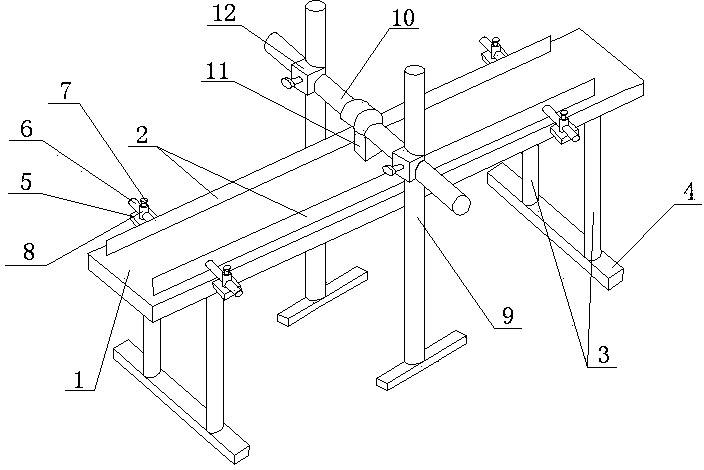 Medicine bottle box code printing device with adjusting support