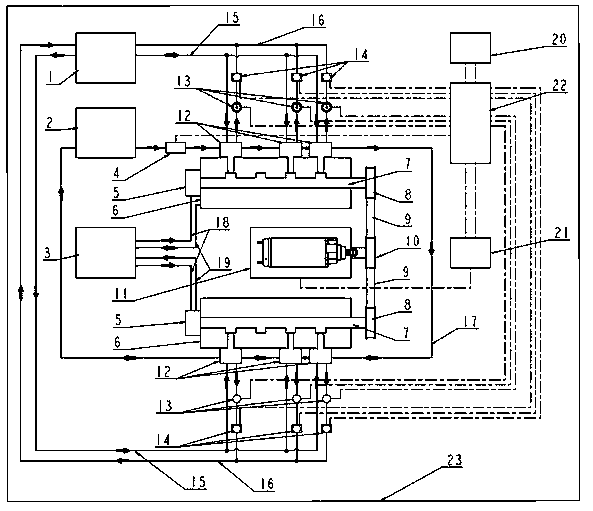 Mechanical fuel pump durability test bench for gasoline engine