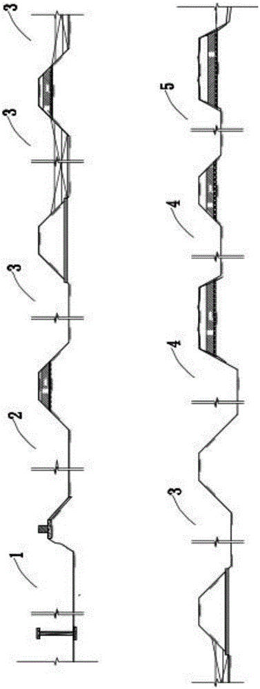 Treatment method of farmland wastewater