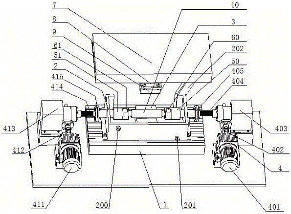 Metal thin-wall composite tube impacting and hydraulic bulging device and method