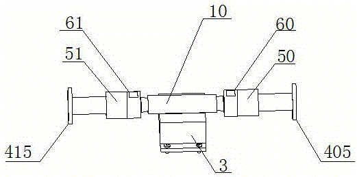 Metal thin-wall composite tube impacting and hydraulic bulging device and method