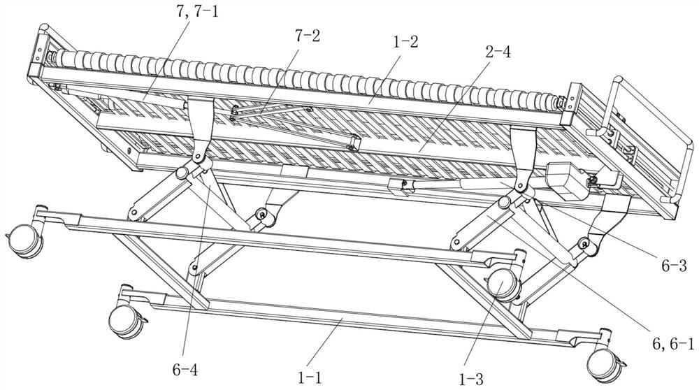 Patient transfer bed