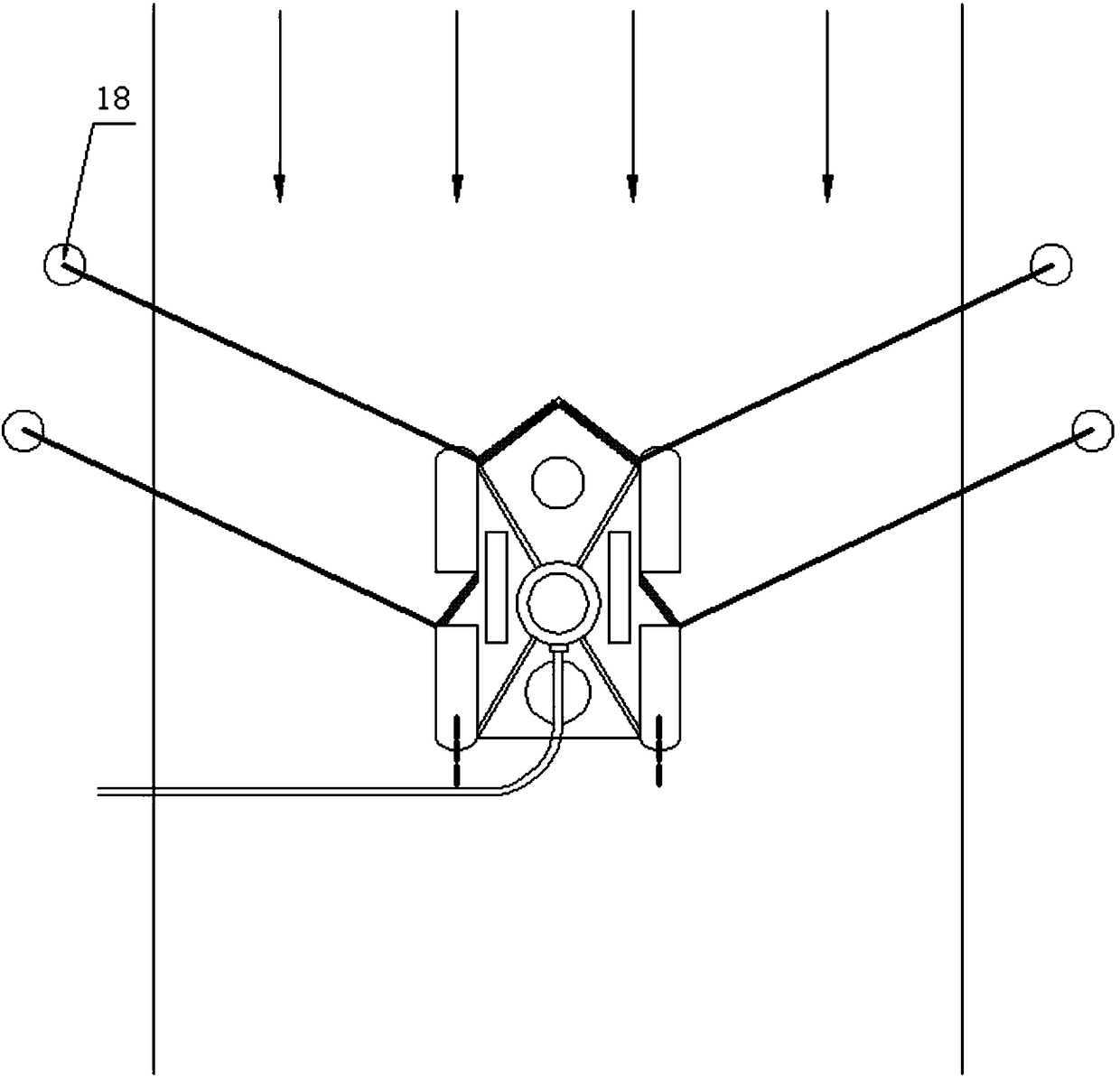 Suspension pump type algae suction device