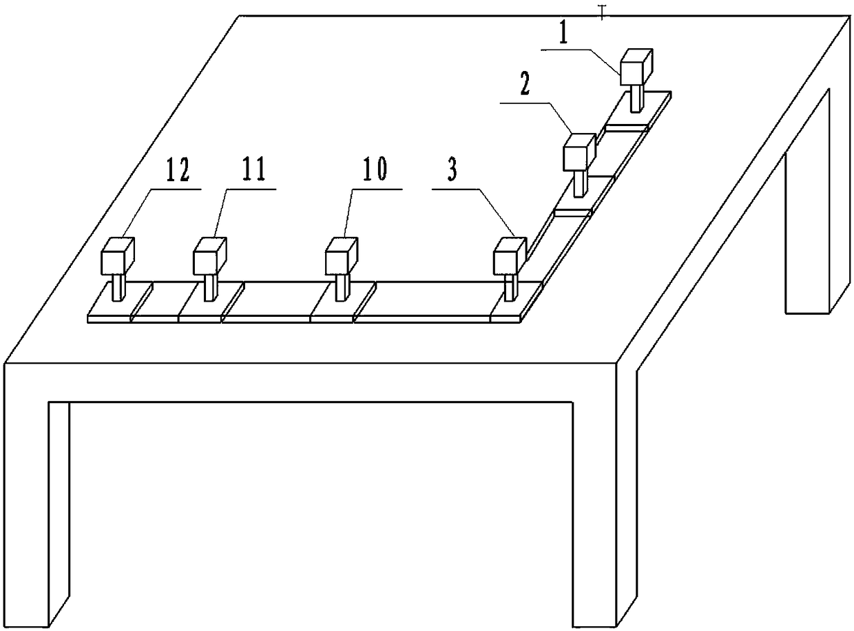 Wind tunnel double light path schlieren flow field display apparatus