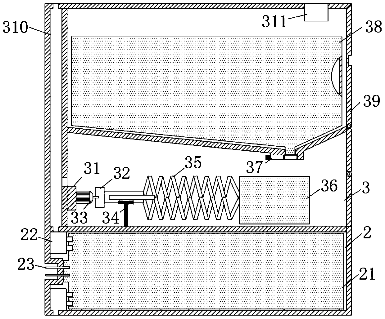 Left-behind pet monitoring and feeding robot