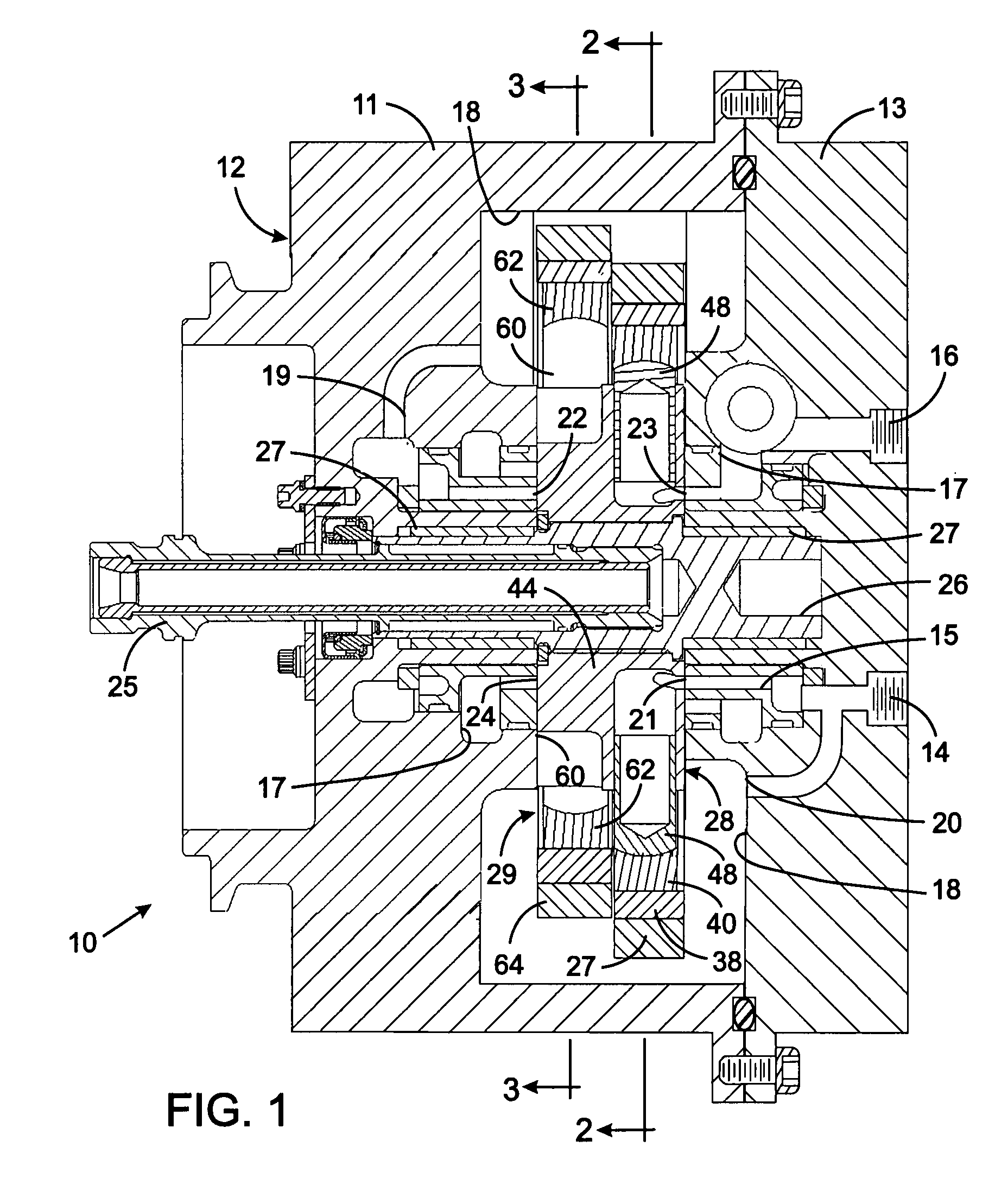 Variable displacement radial piston pump