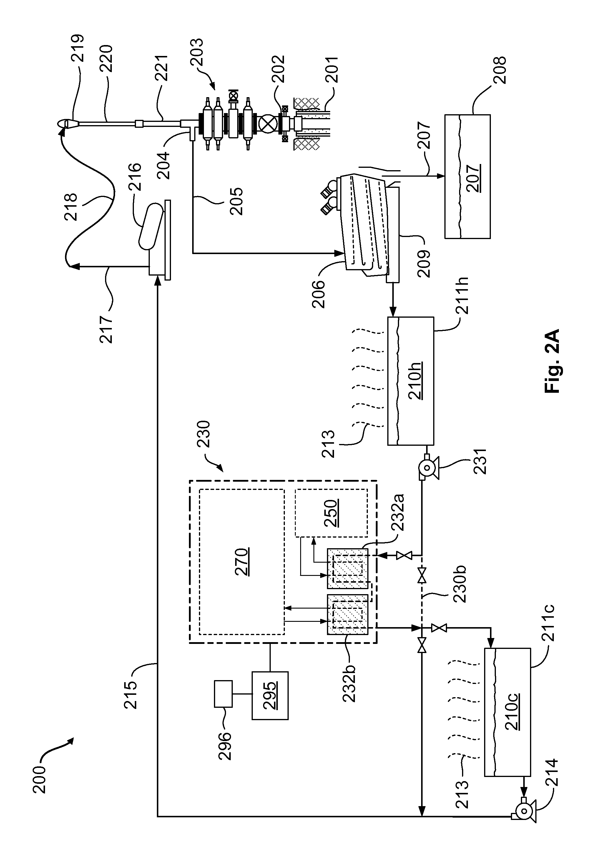 Closed loop drilling mud cooling system for land-based drilling operations