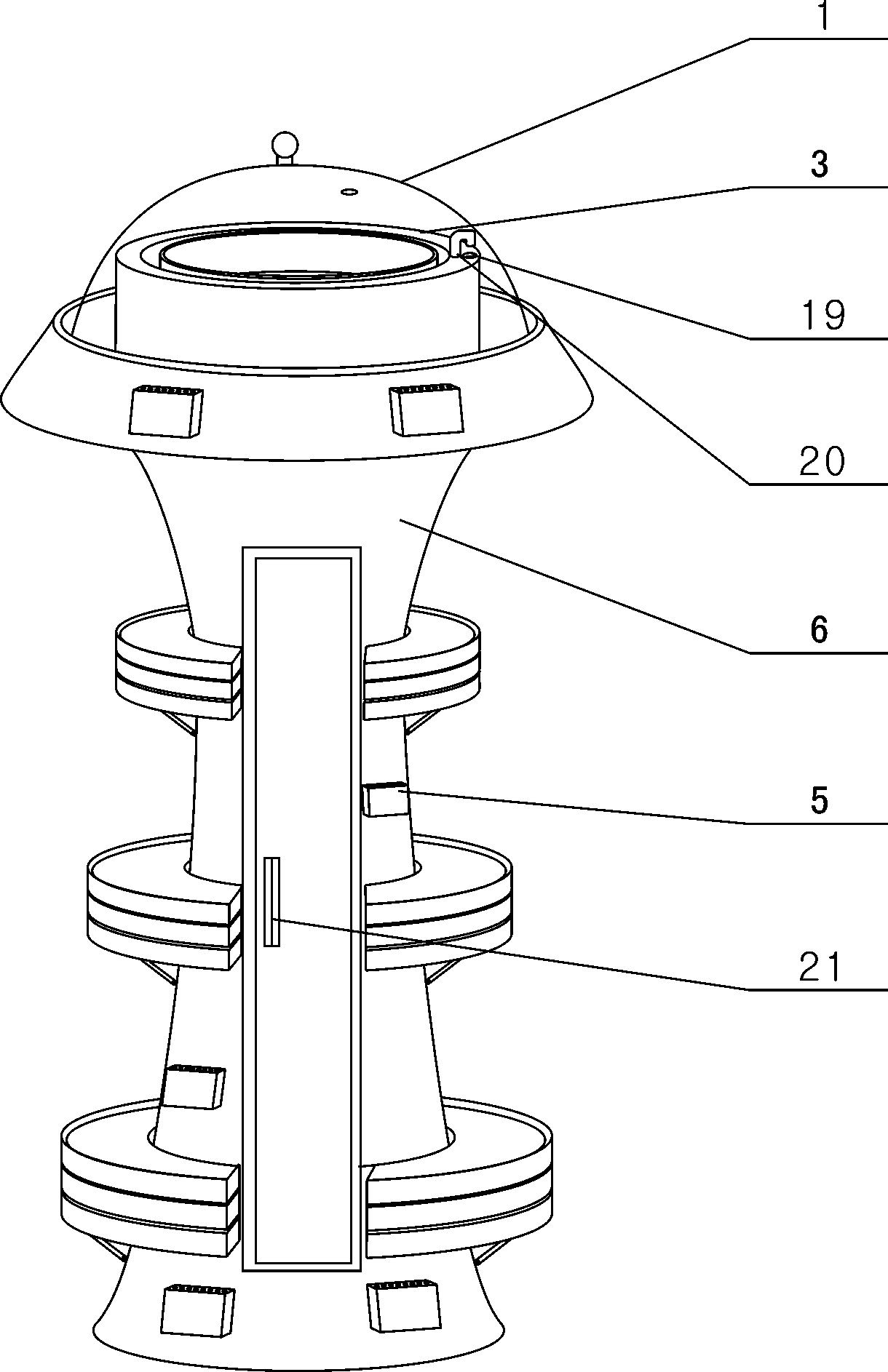 Food appliance capable of cooking food autonomously