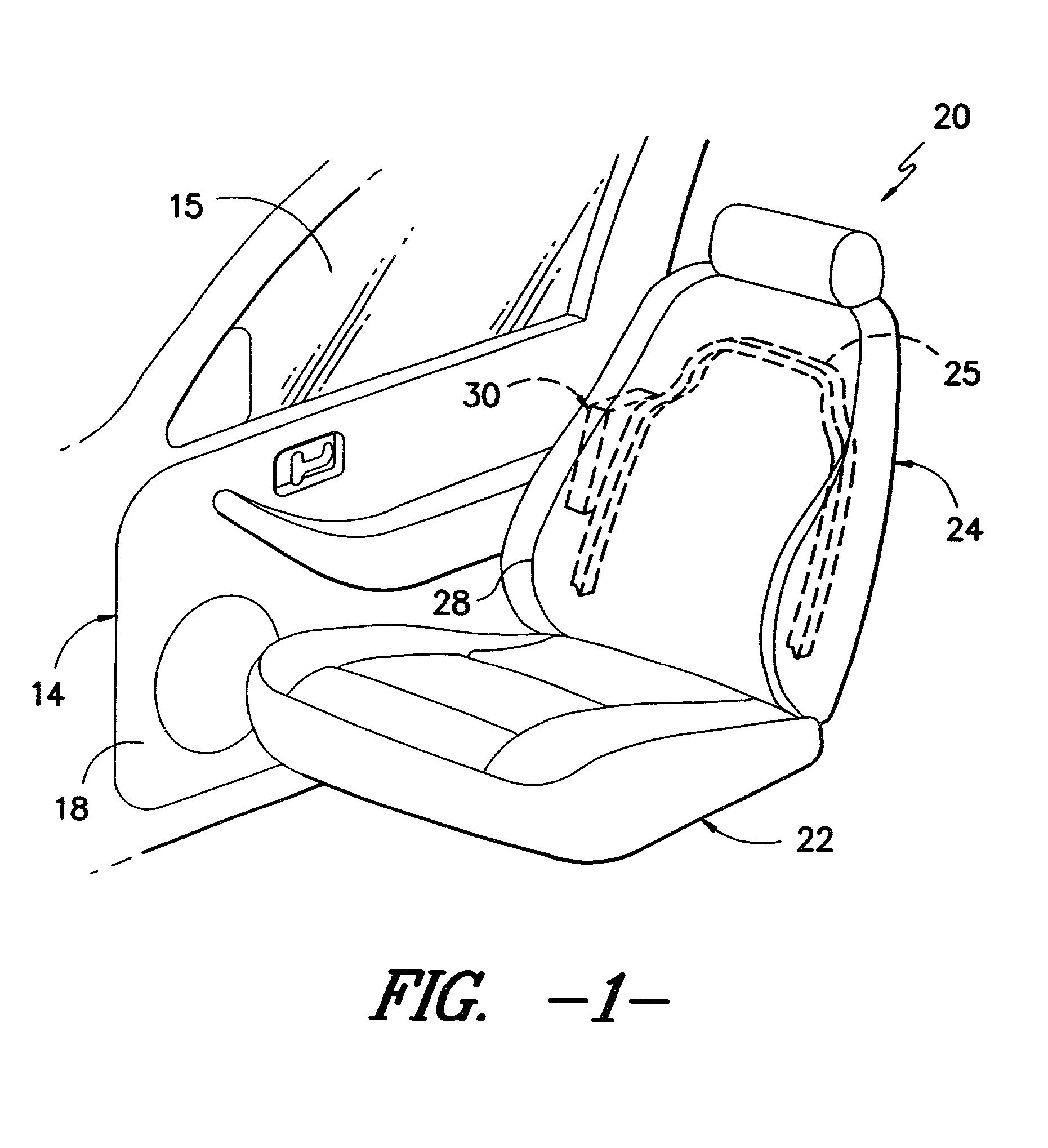 Bias flap for side air bags