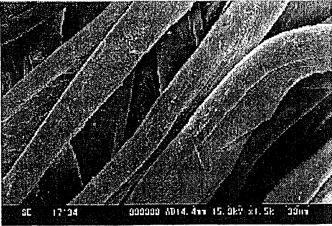 Method of producing cotton fiber product having smooth surfaces and cotton-regenerated cellulose compound yarn or fabric