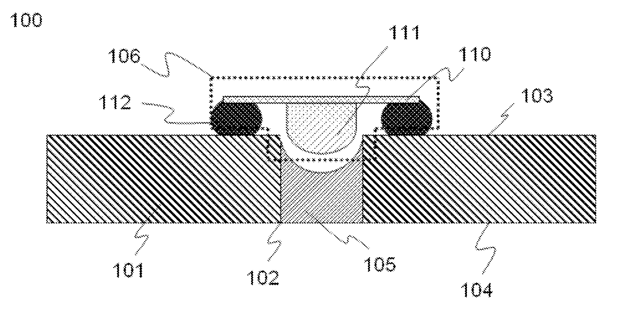 Micro electronic component structure