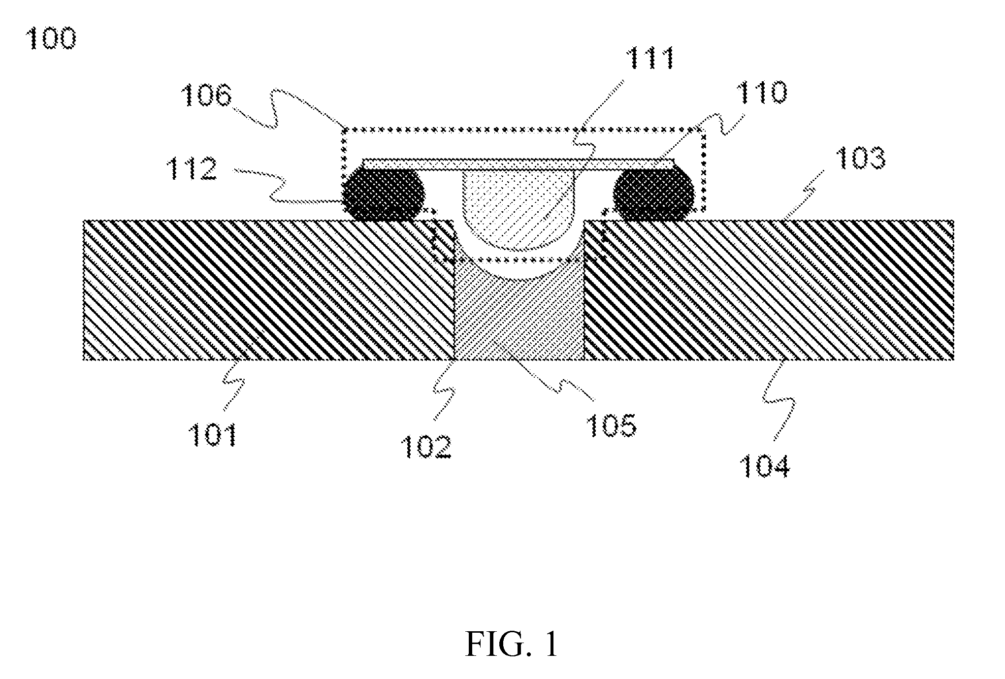 Micro electronic component structure