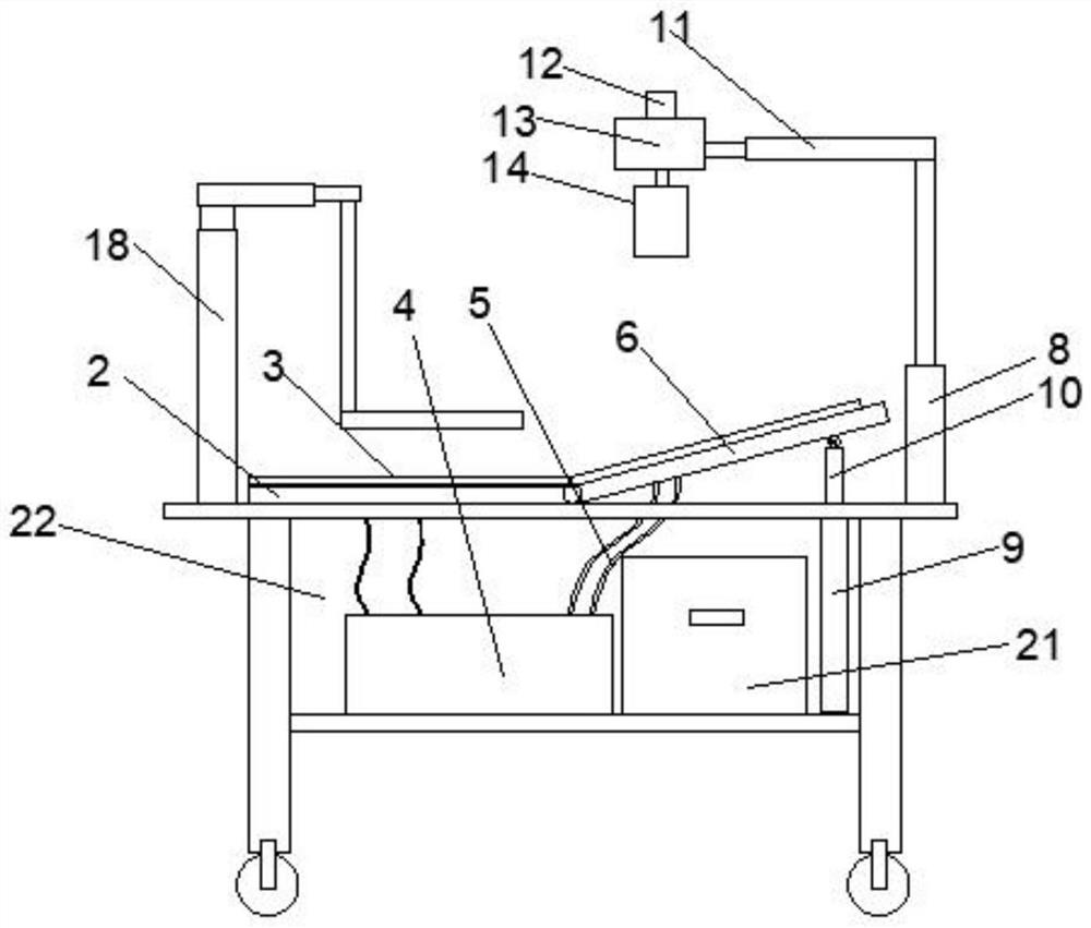 Auxiliary device for early intervention training of high-risk children