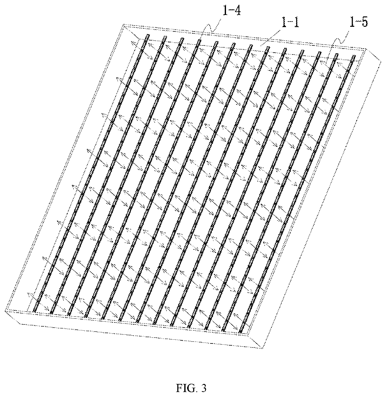 Light distribution method for advertising lamp box and advertising lamp box