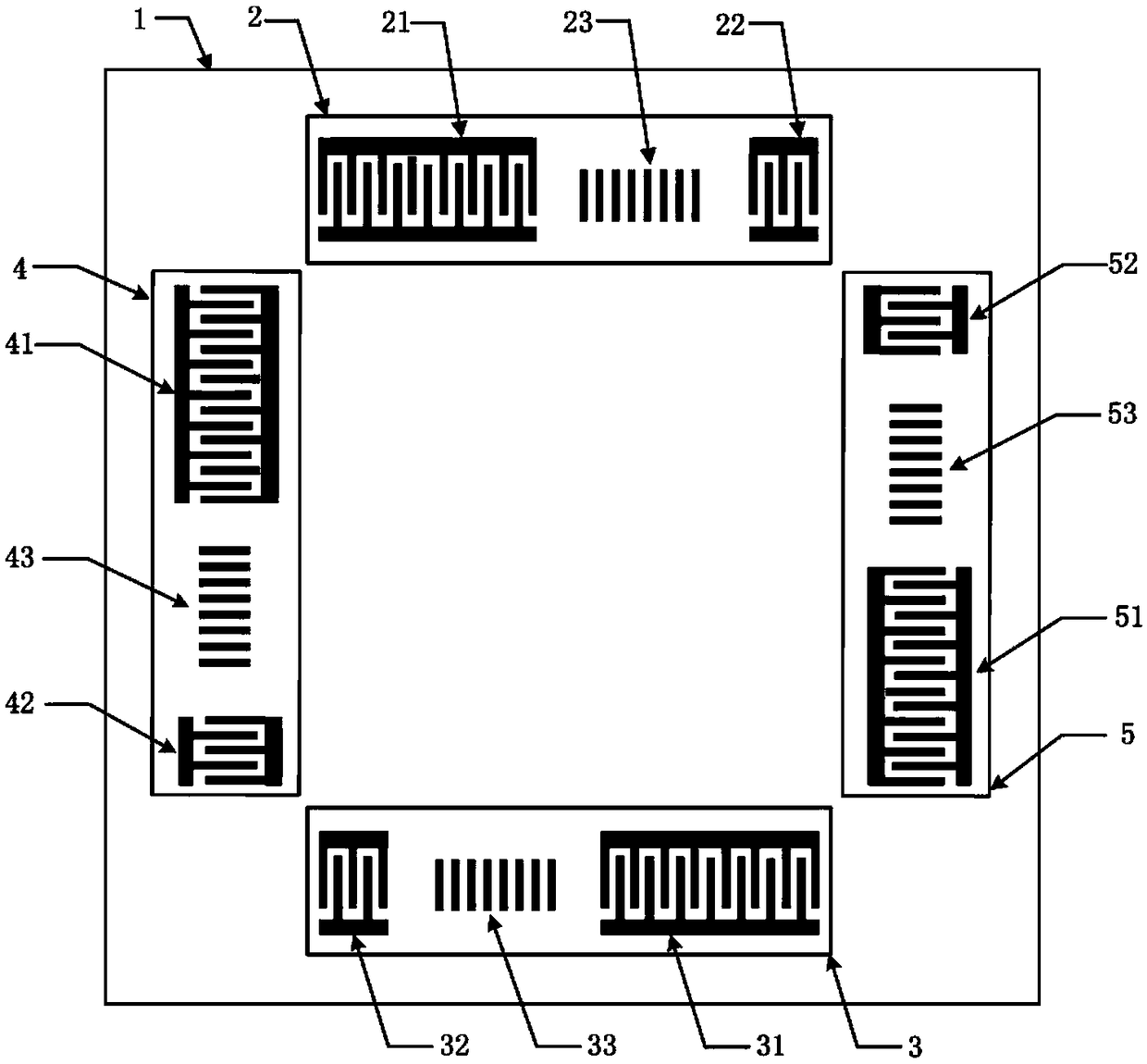 Double-axis surface acoustic wave angular rate sensor