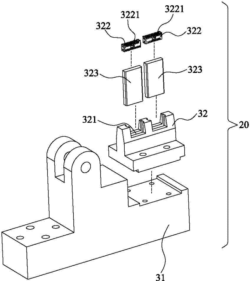 Connector cable pressing jig