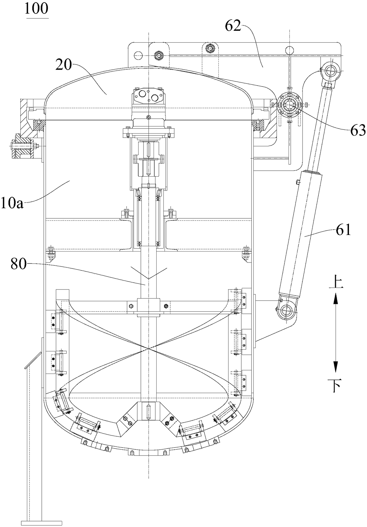 Pressure stirring kettle