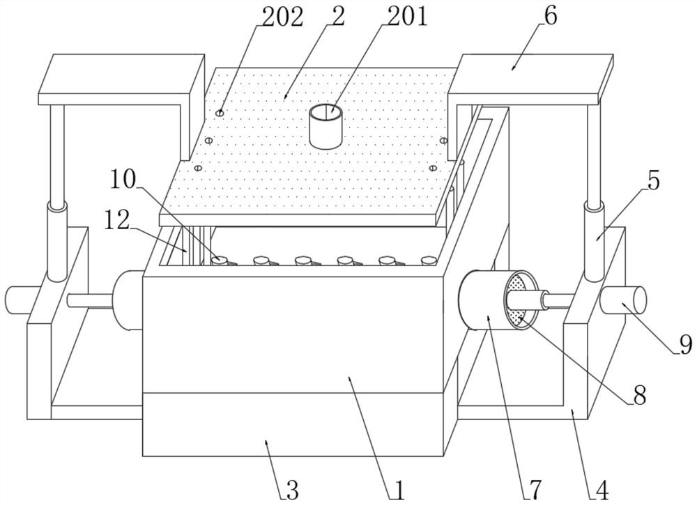 A kind of preparation technology of self-draining concrete block