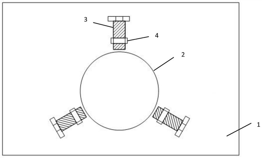 Underground space expansion anchor rod pile positioner