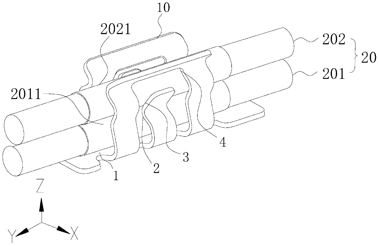 Wire clamp, circuit board assembly and electronic equipment