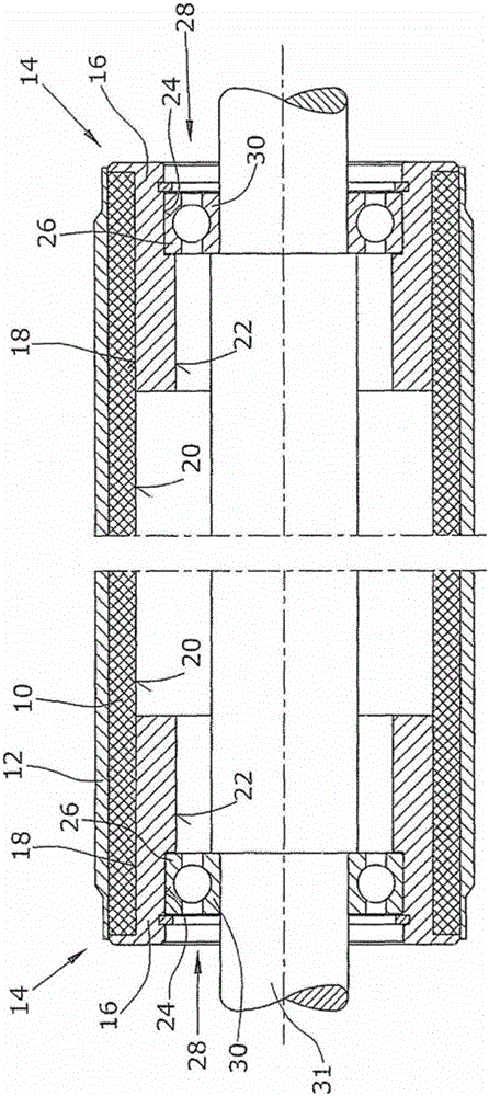 Roller repair method and roll