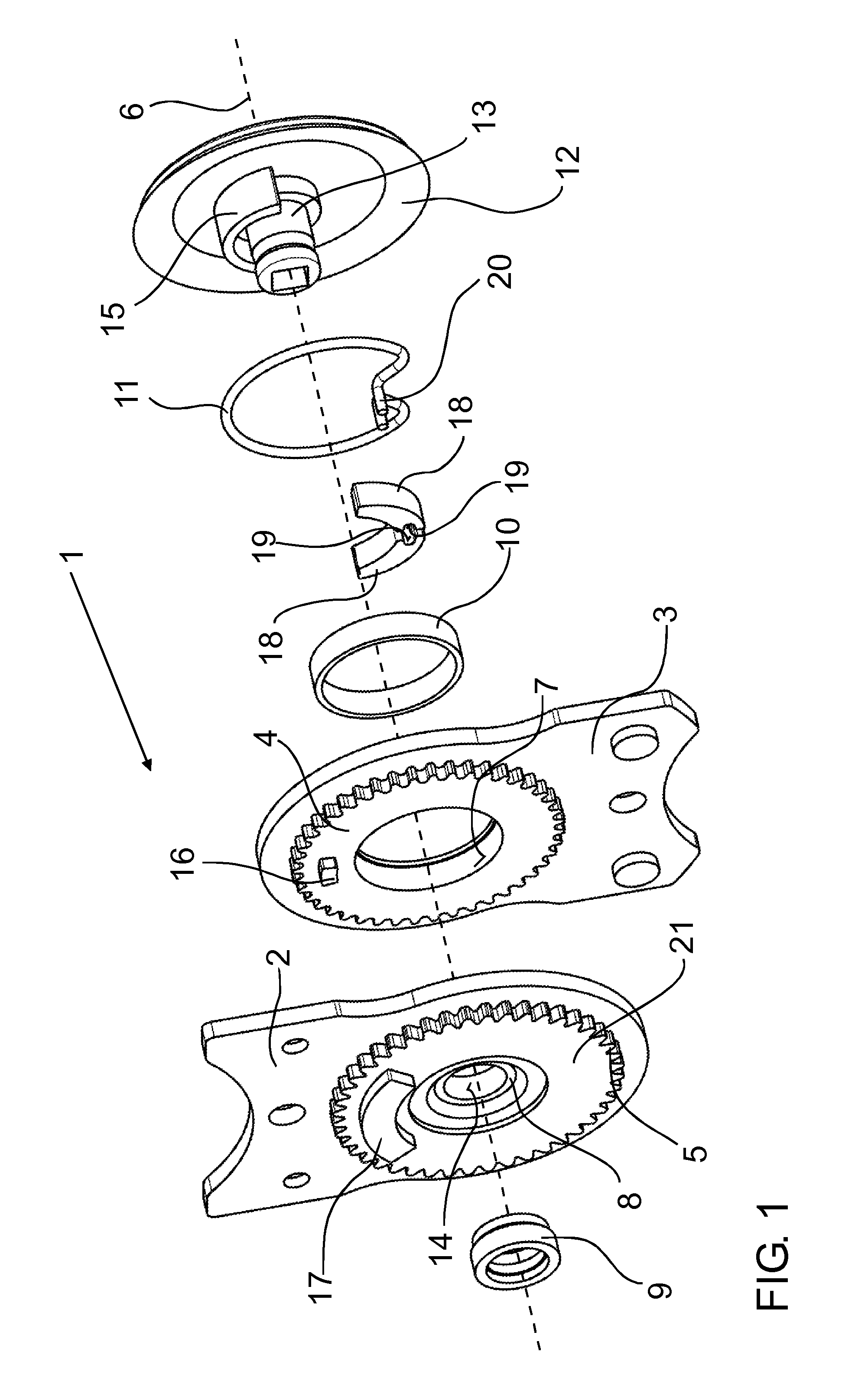 Seat fitting for a motor vehicle seat