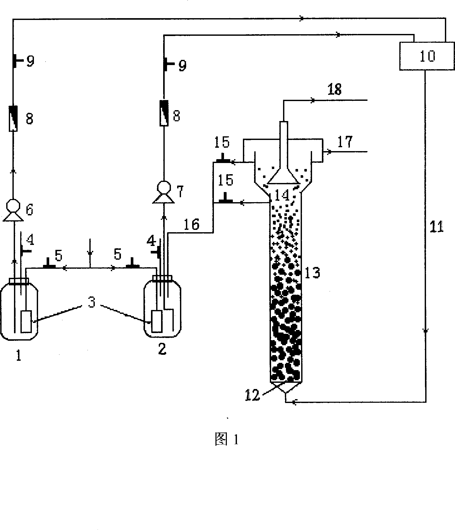 Integrated methane-producing denitrogenation dephosphorization desulfurization sewage treatment method and device thereof