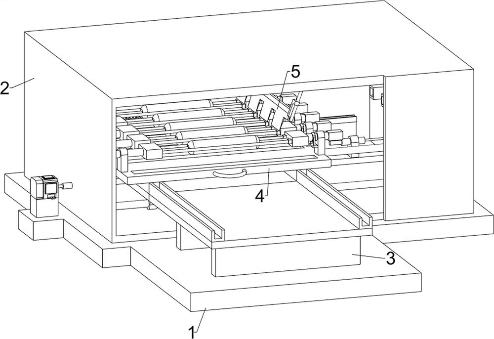 A device specially used for ham cut flowers in the catering industry