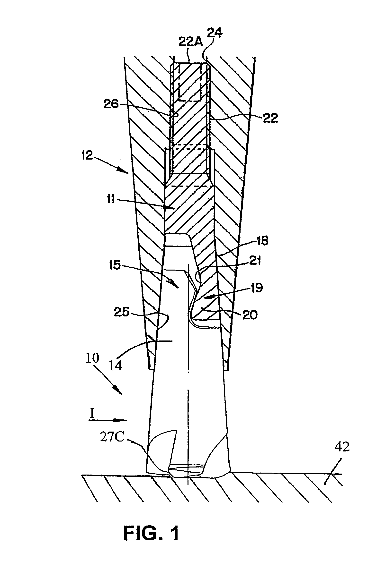 Milling cutter having three continuously curved cutting edges