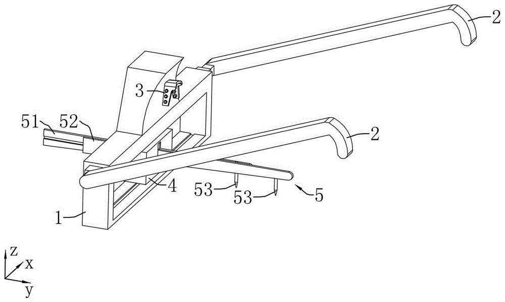 Intraoral common insertion path observer provided with anti-slip nose pad