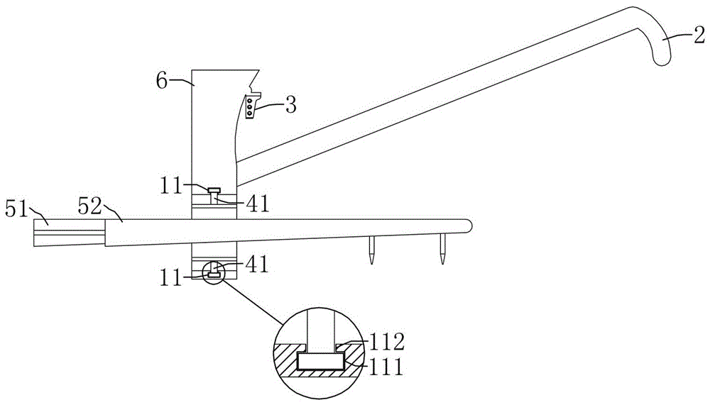 Intraoral common insertion path observer provided with anti-slip nose pad