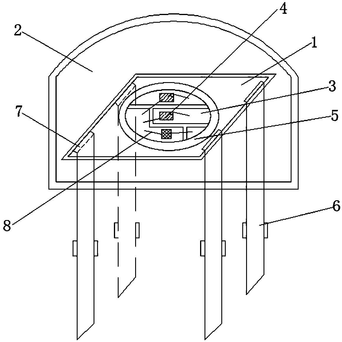 A kind of smd external package led