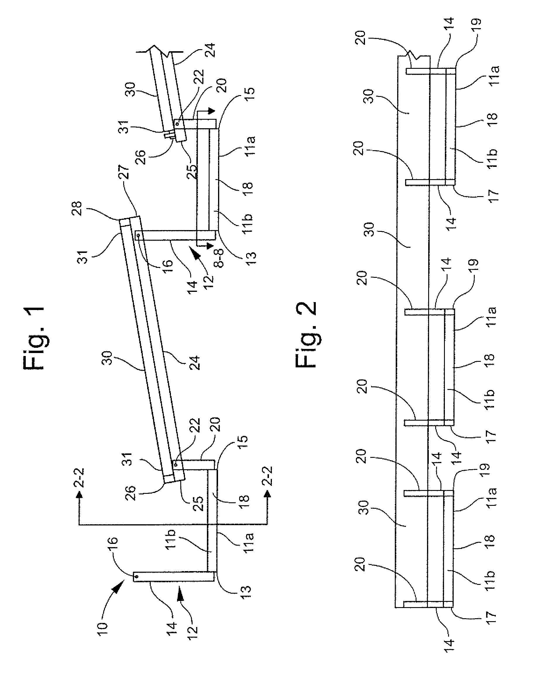 Solar panel racking assembly