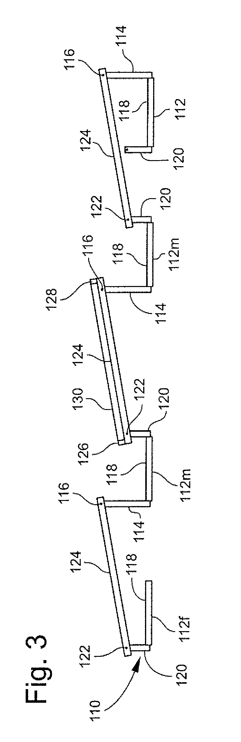 Solar panel racking assembly